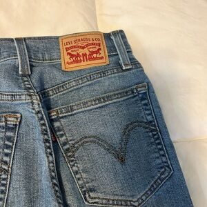 Levi's Light Blue Wedgie Straight Jeans